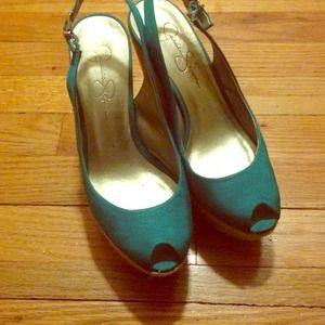 Turquoise wedges