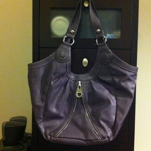 Nine West Leather Zipper Bag