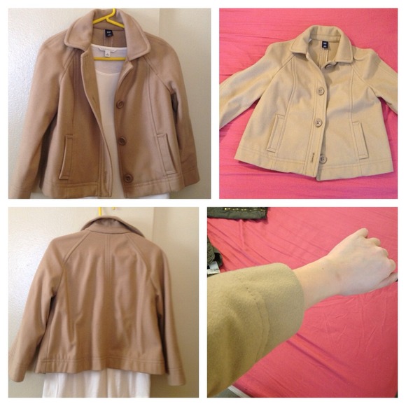 🔴 SOLD🔴 Gap 3/4 Sleeve Wool Coat - Picture 2 of 4