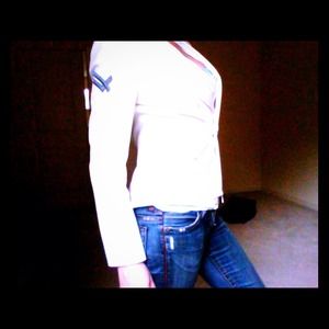 White William Rast military inspired jacket