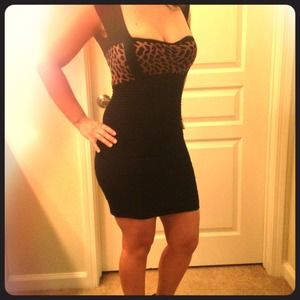 Black cocktail dress