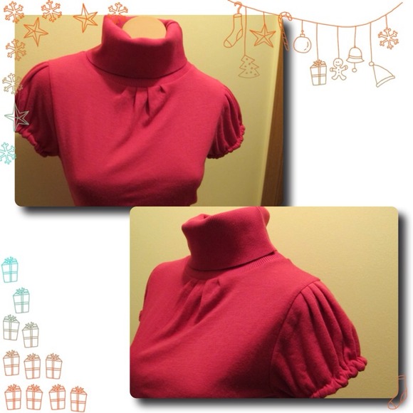 Pink turtleneck sweater - Picture 2 of 2