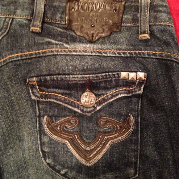 Rerock Express bootcut jeans and bracelet bundle