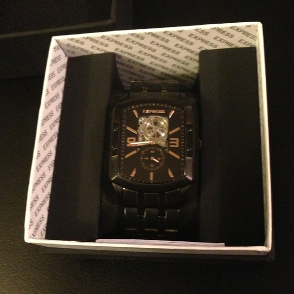 Express watch!! He got a new watch!!