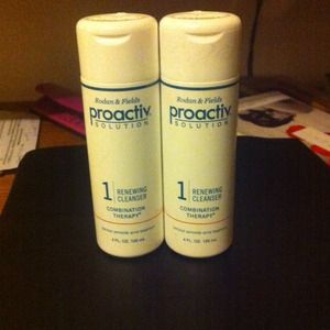 2 unused proactive step one renewing cleanser