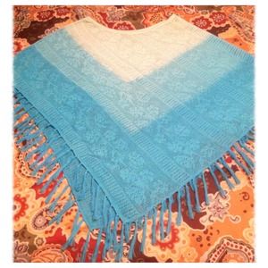 Ombré poncho