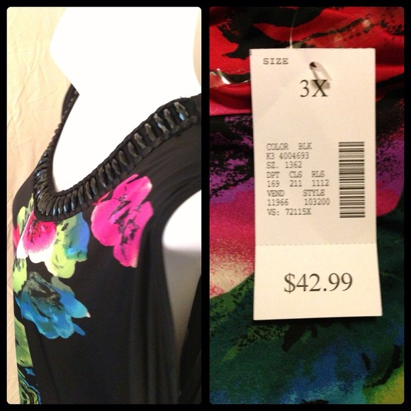 Jeweled Floral Top 🐝 - Picture 4 of 4