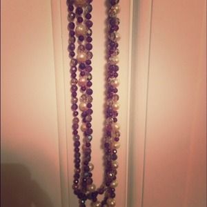 Colored beaded necklace