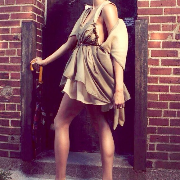 High low baby doll dress