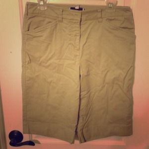 Size 10 Khaki  Capris