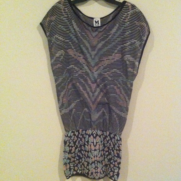 M Missoni knit tunic top