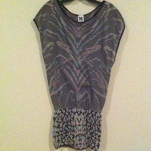 M Missoni knit tunic top