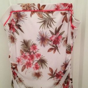 Strapless summer dress