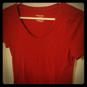 Merona Red V-Neck