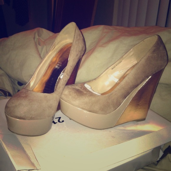 Forever 21 tan wedges :D