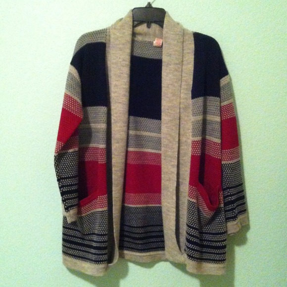 Fleece cover up cardigan