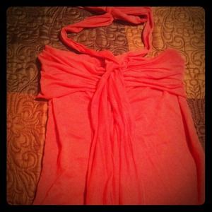 Orange Express Halter Top