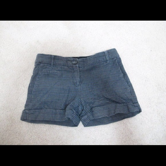 Gray Houndstooth Shorts