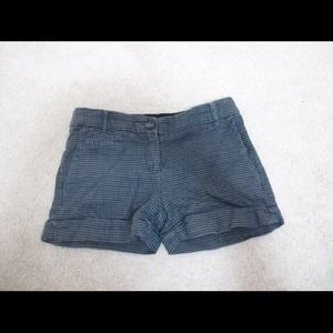 Gray Houndstooth Shorts