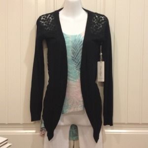 Black Embellished cardigan