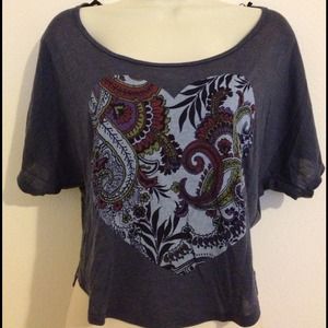 Dark Grey Dolman Shirt