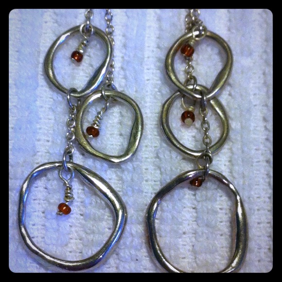 Amber Dangle Earrings