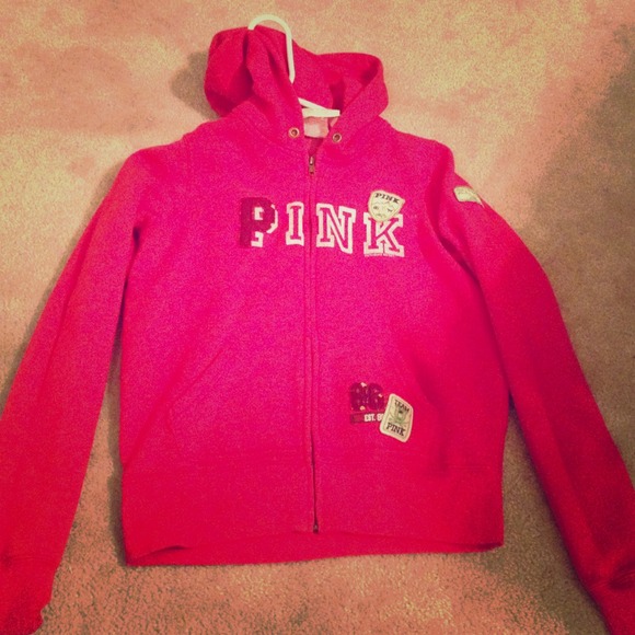 Reserved bundle! 👖Victoria secrets pink hoodie