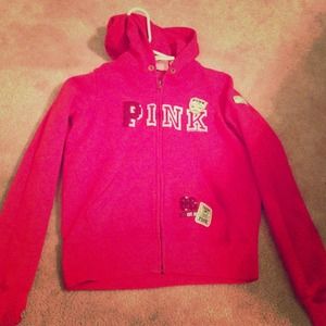 Reserved bundle! 👖Victoria secrets pink hoodie