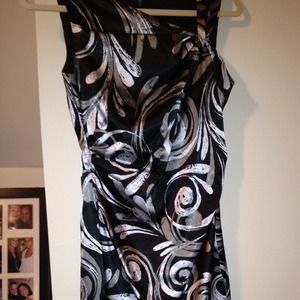 Black and grey dress