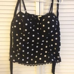 🔅Sold🔆Polka dot corset tank