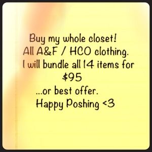 Closet Bundle $95