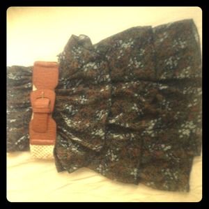 Beautiful polyester flower dress