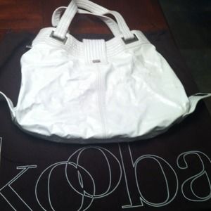 White kooba bag.  $100