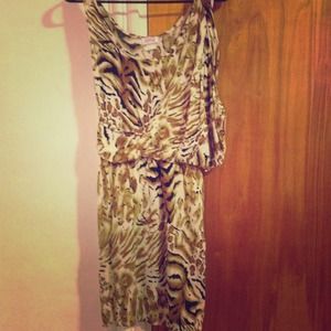 Cheetah/leopard print summer dress
