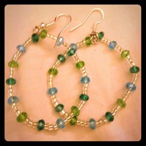 Lot of four handmade earrings