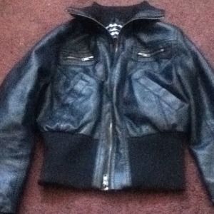 Leather jacket