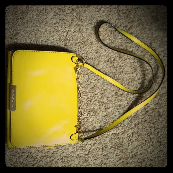 Antonio Melani yellow shoulder bag