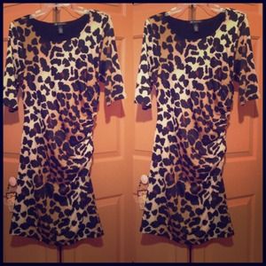 Leopard INC dress