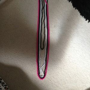 🔴SOLD🔴Four long beaded necklaces