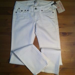 ⭕RESERVED⭕True Religion white jeans