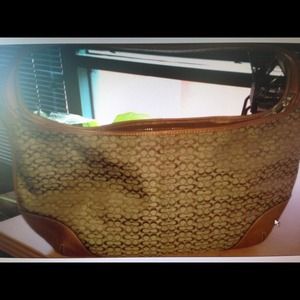 Coach signature hobo