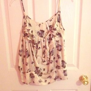 Sold!!! Lauren Conrad silk flower top