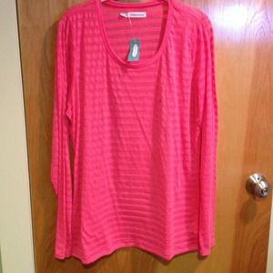 Brand new sheer pink top