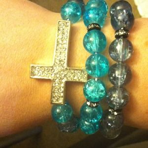 Cross 3-Bracelet Set NEW