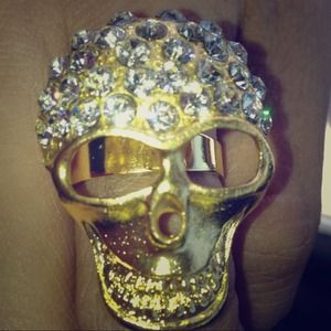 Skull ring with ringtones