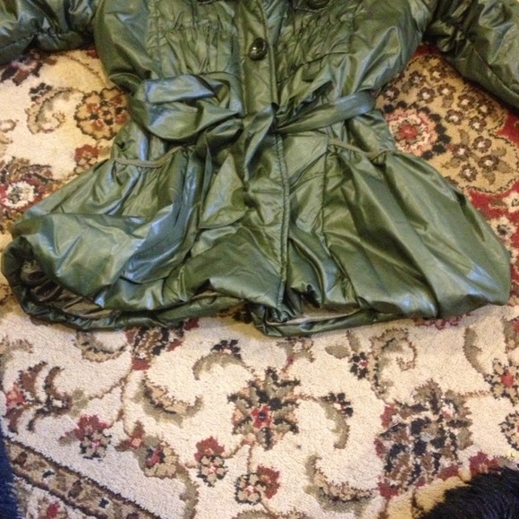 💥SOLD💥 HUNTERGREEN coat Lightweight - Picture 3 of 4