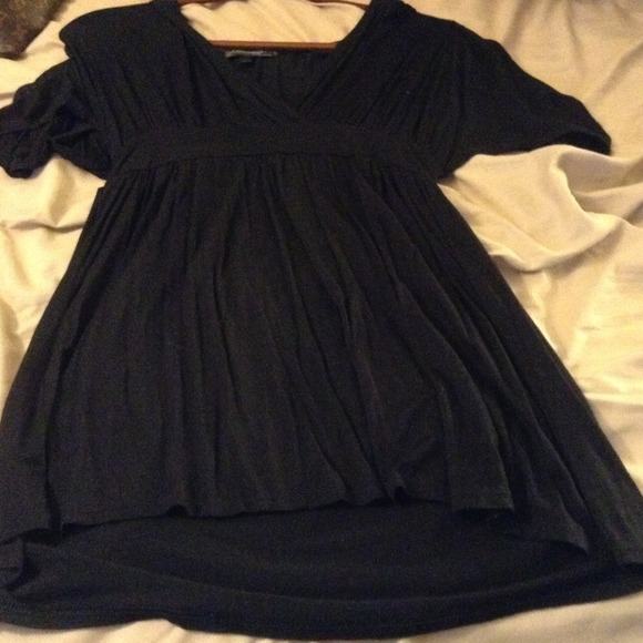SOLD!!  short sleeve black dress