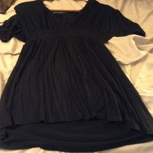 SOLD!!  short sleeve black dress