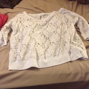 lace sweater