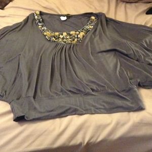 SOLD!!! jeweled shirt from mandee